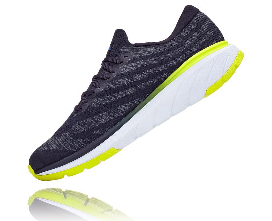 Hoka Australia One One Cavu 3 - Mens Running Shoes Navy - AJQPG-9581